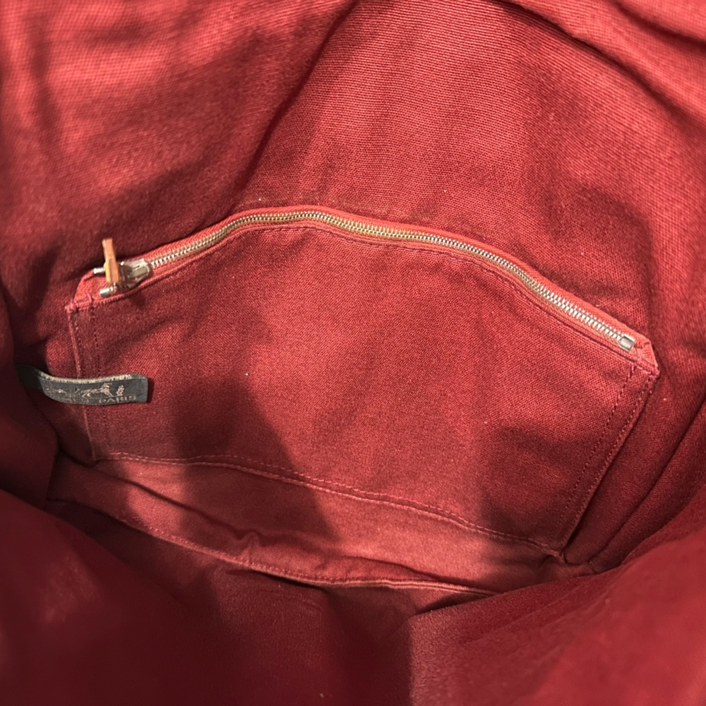 Hermes canvas Red crossbody Bag - Picture 10 of 13